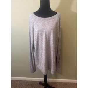 Athleta Women's Mindset‎ Relaxed Fit Sweatshirt Size XL Tall Workout Grey 472751